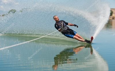 Holowanie narciarza wodnego